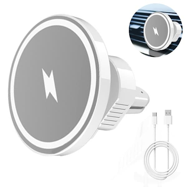 F12-B Ventil Magnetisk Trådløs Ladeholder - USB-grensesnitt Ladekabel