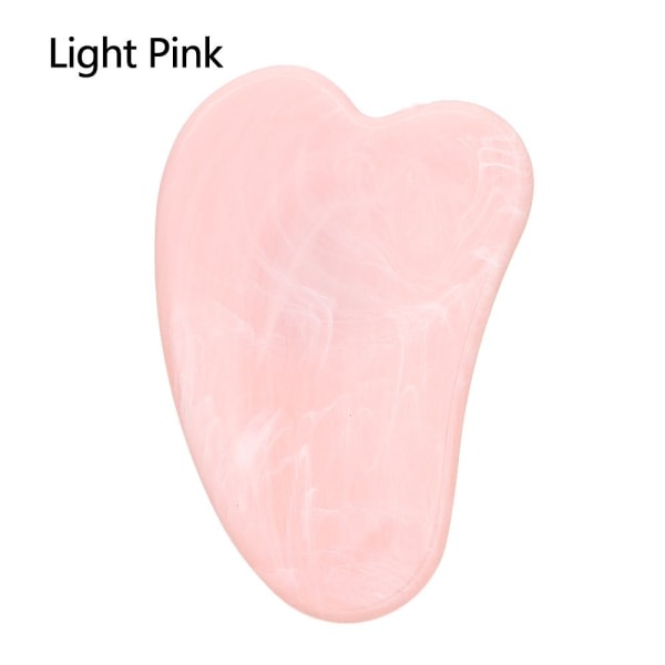 Guasha Board Rose Quartz LYS PINK lys pink light pink