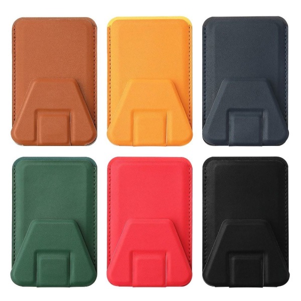 Mag Säker plånbok med ställ Telefonkortshållare GUL STICKY gul Sticky-Sticky yellow Sticky-Sticky
