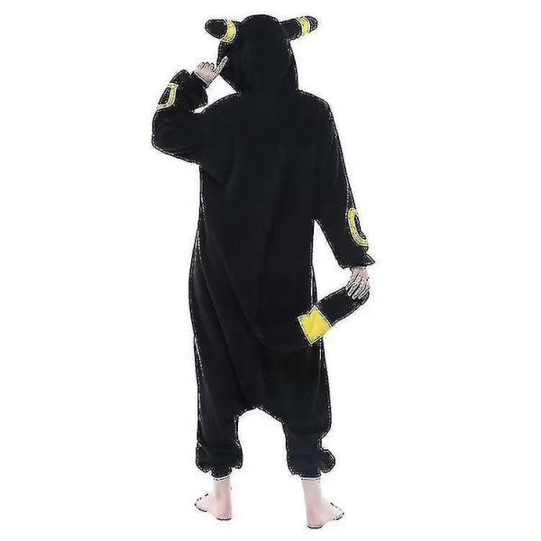 Unisex-aikuisen eläinhaalari Onesie1 Anime-pyjama Kigurumi Joulunaamiaisasu Xmas Umbreon Yellow Umbreon Yellow