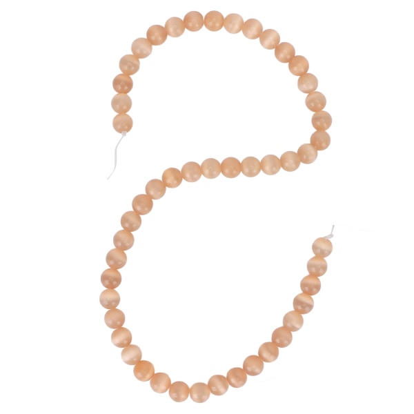 8 mm smykker gør-det-selv-perle Udsøgt elegant naturstensperle til armbånd halskæde HåndværksfremstillingChampagne