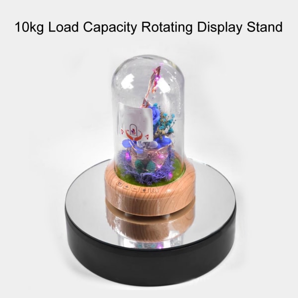 10 kg belastningskapasitet USB Elektrisk 360 graders roterende platespiller