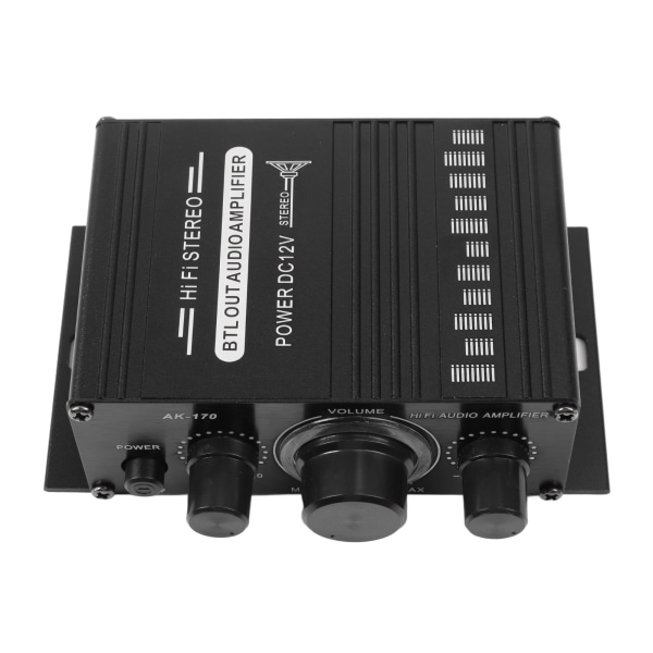Bilstereo Strømforsterker Dual Channel USB SD-kort AUX Bluetooth Stereo Miniforsterker 12V