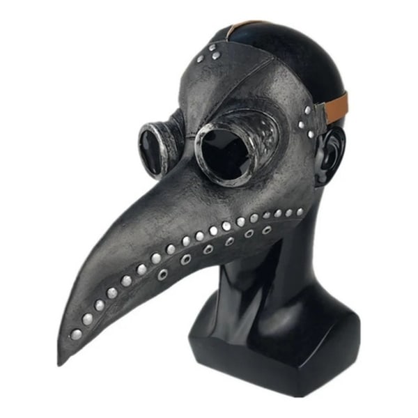 Pest Doktor Mask Med Näbb För Halloween