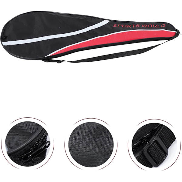 Badmintonracketfodral, Badmintonracketfodral Axelväska Vattentätt Badmintonracket Bärväska kompatibel med Män Kvinnor Ungdomar