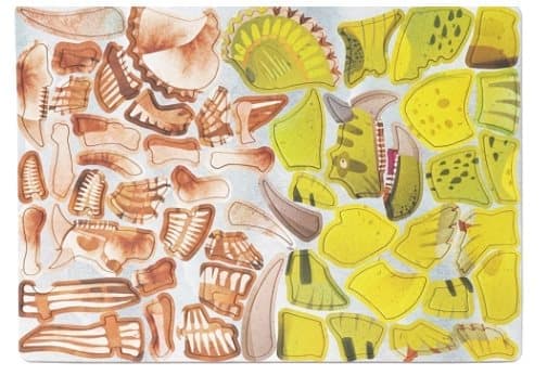 Magnetisk spelbräda från mieredu - Triceratops
