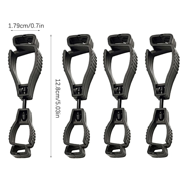 4-pack handskhållare, skyddshandskar, handskklämmor, handskhållare för arbetshandskar