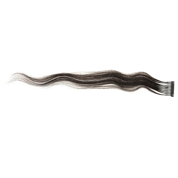 Sporfrie hårforlengelsesklemmer Naturlig ekte hår Parykk Hestehale verktøysett 65 cm