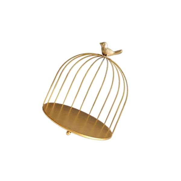 1/2/3 metallstänger Make up Bird Cage Storage Cosmetic Holder Iron model 1 layer 1 Pc