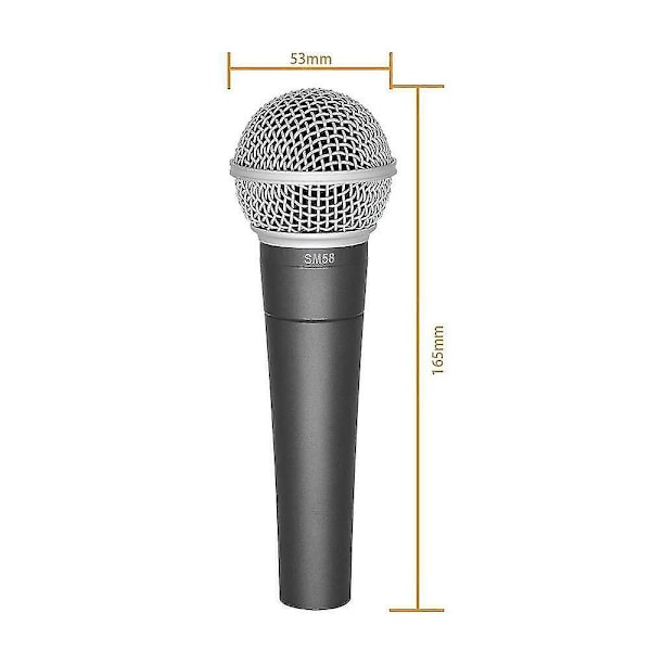 Shure SM58 Vokalmikrofon med på/av-knapp 2024—PA