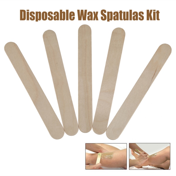 5 st Disponibel salongsvärmare vaxningstav Hårborttagning Hot Wax Bean Spatlar Kit Set