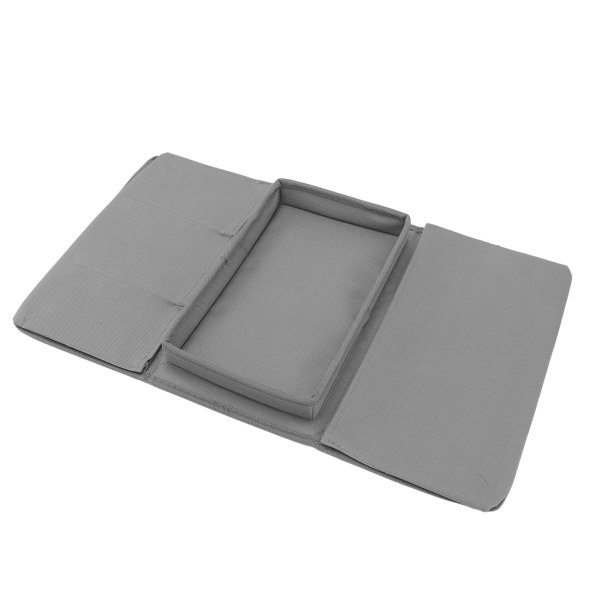 Sofabakke Foldearm Opbevaringsholder Bord 600D Oxford stof sidelommer til sofa grå