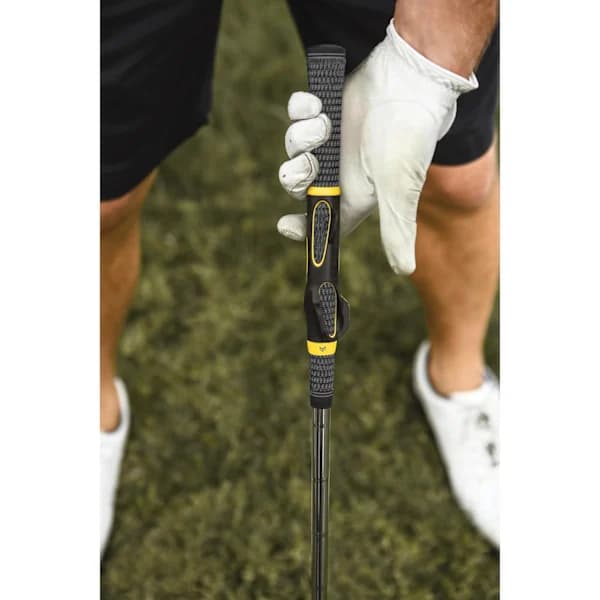 Golf træningsgreb, til forbedret håndpositionering, sort/gul
