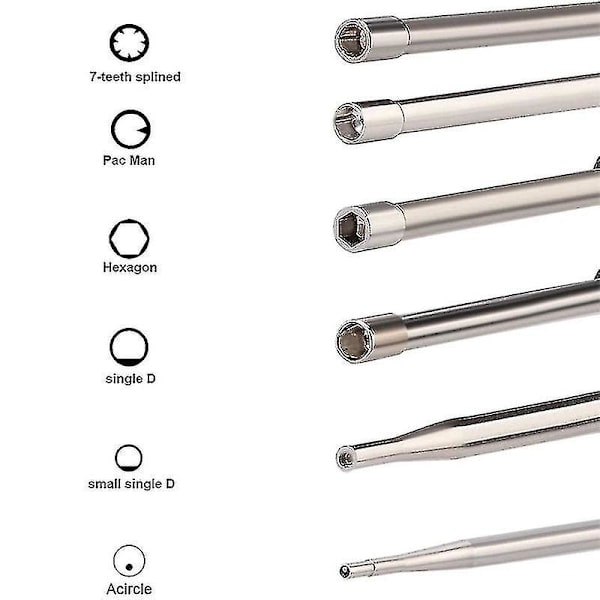 2-pack Förgasarjusteringsverktygssats för Små Trimmer Weedeater Kedja - Set med 12