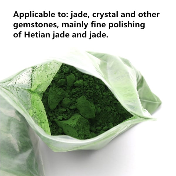 Jade poleringspulver 50 g Jade Smaragd Agat Rav poleringspulver glas komposit kromoxid Power 5000# Grit