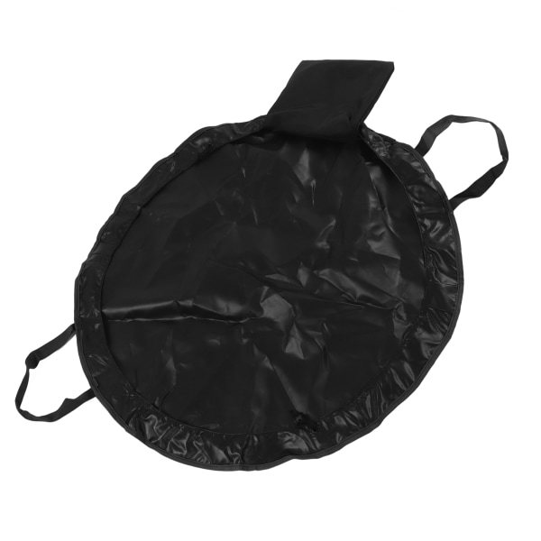 Våtdrakt stellematte Vanntett sammenleggbar bærbar surfestellematte Oppbevaringspose for svømming All Black