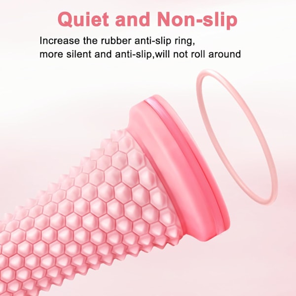 Fodmassage Rulle, Muskelrulle til Plantar Fasciitis Genopretning og Spændte Muskler Afslapning Pink
