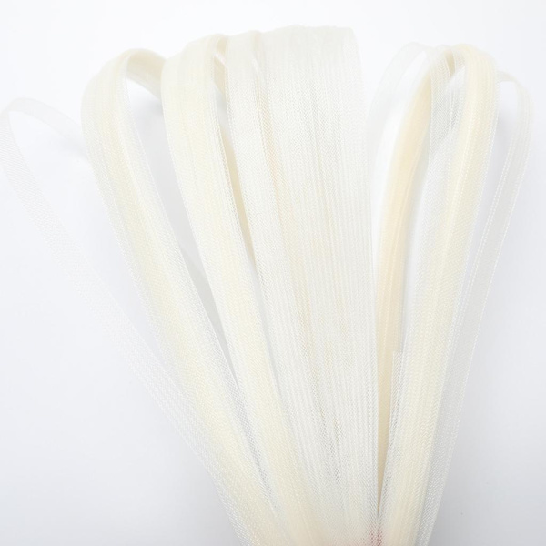 1/2/3/5 Crinoline Hästhårsfläta DIY-hantverk för Hattar i Elfenbensvitt ivory white 1Set
