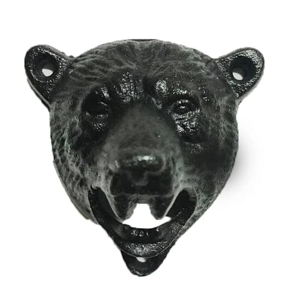 Bottle Opener Rustic Vintage Style Cast Iron Wall Mounted