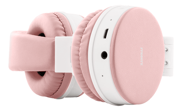BT200 Sammenleggbart on-ear BT-headset, 3,5 mm, rosa