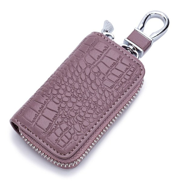 Universal etui med nøglering Metalkrog Lynlås Nøgler Etui.PR Purple
