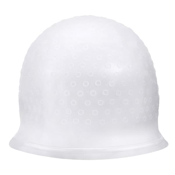 Raidallinen hattu neulalla, läpinäkyvä