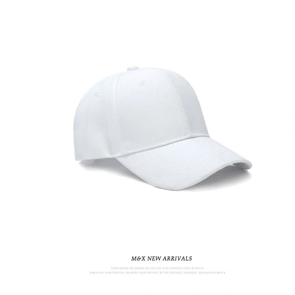 Sommer bomull caps herrehatt solide hatter baseballcaps