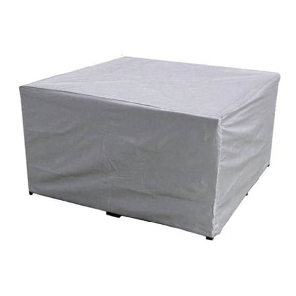Patio Cover sølvfarget, 210D Oxford Deck Box Cover, Outdoor