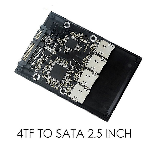 2,5 tuuman 4 TF - SATA -sovitinkortti, itse tehty SSD-puolijohdeasema.pa