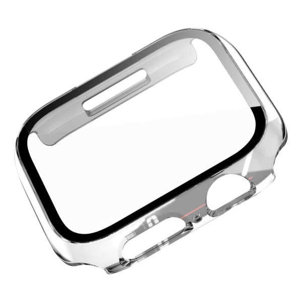 Watch Case Cover härdat film för IWatch 1 2 3 4 5 6 7 8 Transparent 45mm / 1,77in