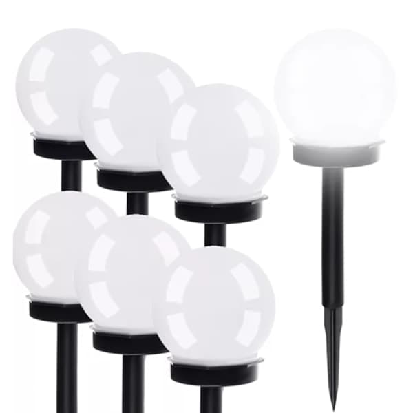 Have lampe solcelle / Lampe til haven - 6 stk