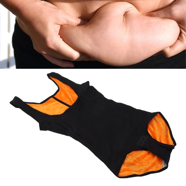 Mykt tykt formtøy for kvinner varm Holder pustende Hofteløft Magestrammer Kroppsformer (svart)L