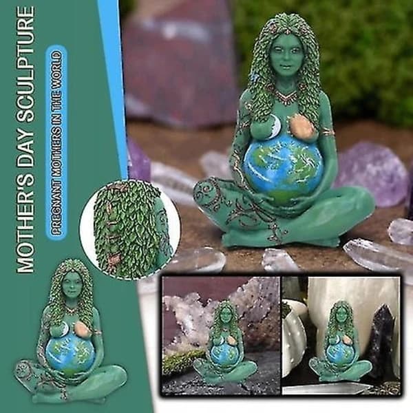 Gaia-äiti Maa -patsas puutarhaan