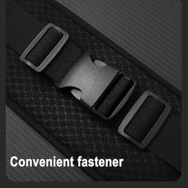 Mobilholder for midjeveske med elastisk stropp, egnet for utendørssport dark grey