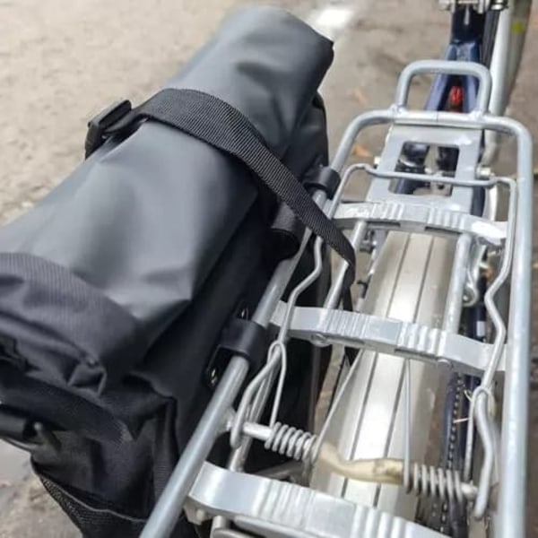 Cykeltaske / Cykelopbevaring - Fastgøres på bagagebæreren