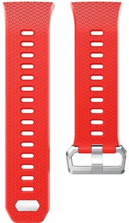 Silikonearmbånd kompatibelt med Fitbit Ionic - Rød - S Red S