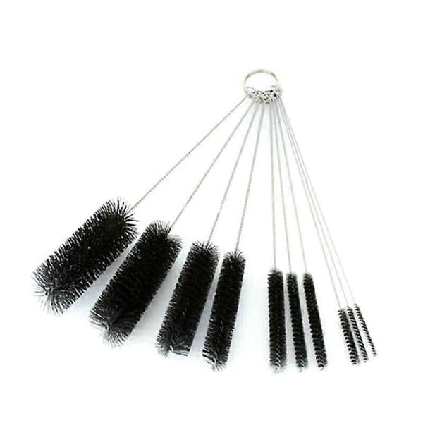 10 kpl Nylon Olkien Puhdistusharja Pullo Putki Pieni Pitkä Puhdistussarja fp