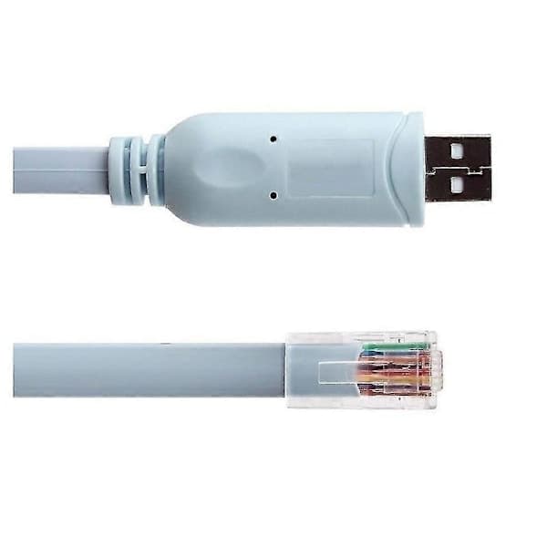 USB RJ45 Cisco Konsollkabel 1,8 m FTDI Windows 8, 7, Vista, MAC, Linux RS232（PA）