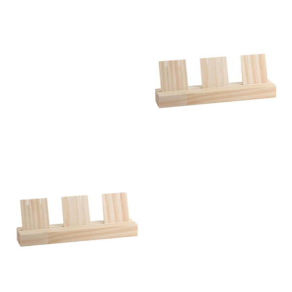 1/2/3 Örhänge Display Stativ Stor Kapacitet för Retail Display Liten 1 Fack 22cm Small 1 slot 22cm 2Set