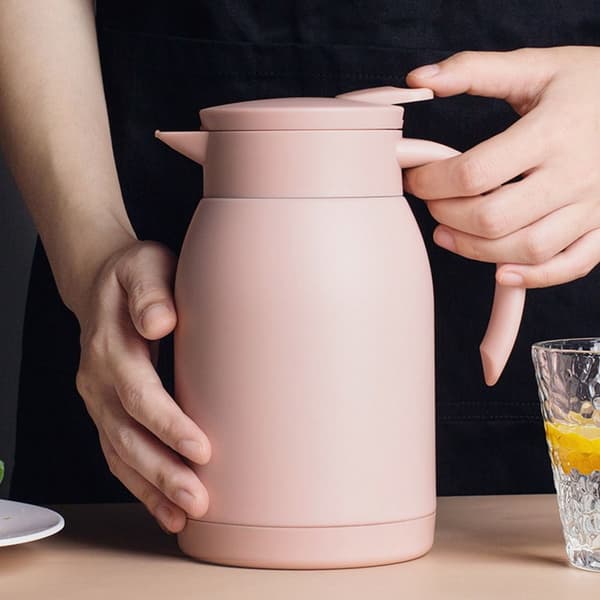 900ML Termos Vakuum Vattenkokare GRÅ