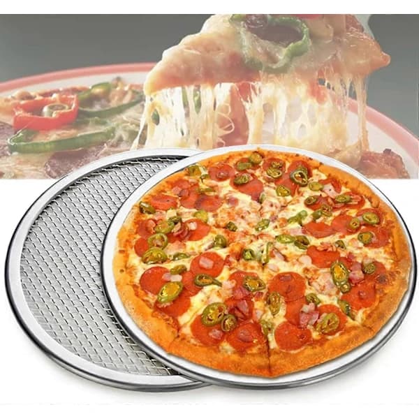 Grill Pizza in Seamless Aluminum (10-Inch), Baking Pan, Kitchenware, Baking Accessories, DIY Tools