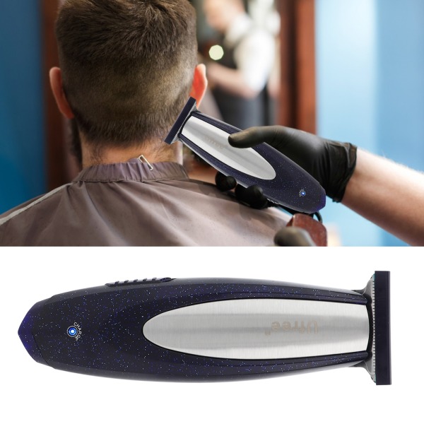 Professionel ledningsfri barber-hårklipper Genopladelig hårtrimmer-klippemaskine (EU-stik)