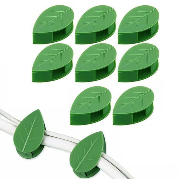 10x Selvklebende Klemmer for Planter og Kabler