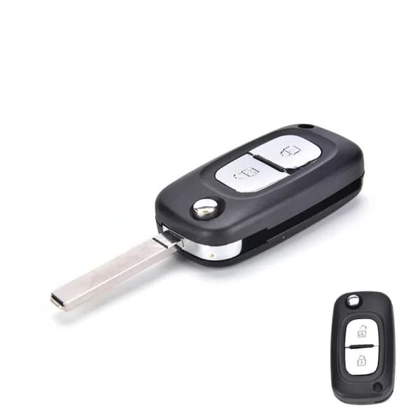 Sammenleggbart fjernkontrollskall - Passer til RENAULT Clio Megane Kangoo Modus