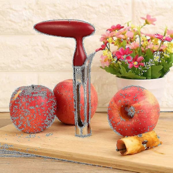 Apple Corer, Stainless Steel Kitchen Gadget Fruit Core Remover Fruit Vegetable Tool
