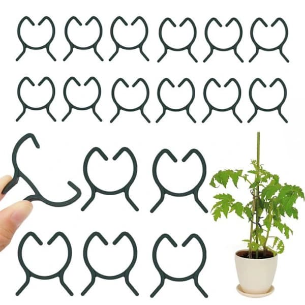 200 Stycken Växtstödsklämmor, Tomatklämmor, Klätterväxtklämmor - M+L
