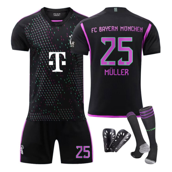 23-24 Bayern München Hjemme fotballdrakt for barn nr. 9 Kane MUSIALA 42 24_paris