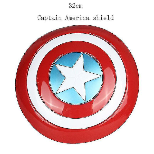 32 cm Captain America skjold til børn, cosplay rekvisit (PA)