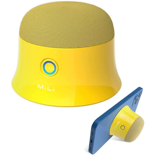 Mini Bluetooth-högtalare, chockerende lyd, gul