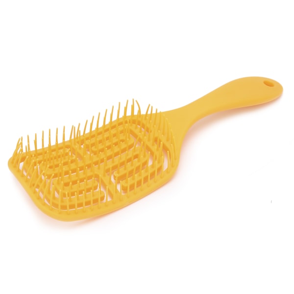 Unisex hårbørste langt kort krøllete hår Massasje kam hårstyling børste oransje